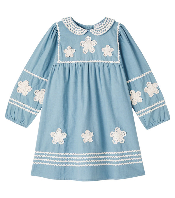  Bebe Organic Bebe Organic Vestido Inga De Algodón Bordado 