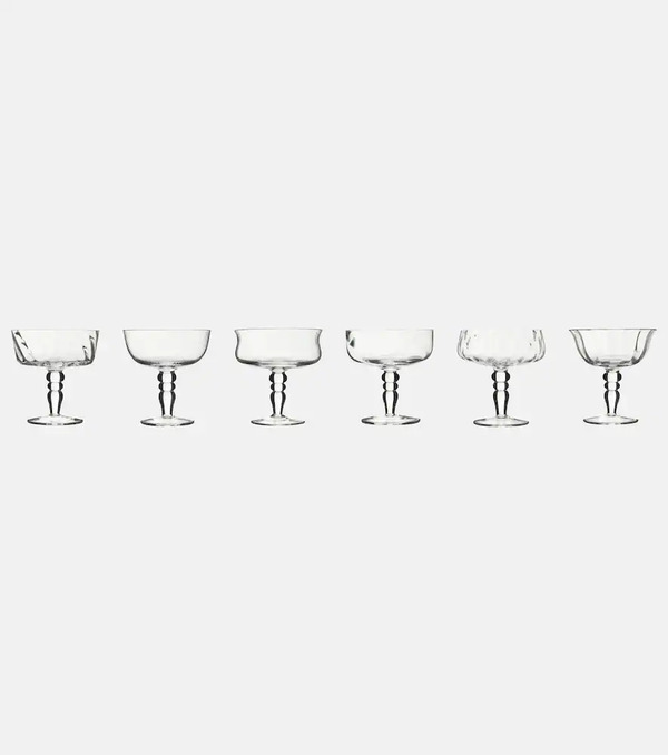  Bitossi Bitossi Set De 6 Copas De Champán Diseguale 