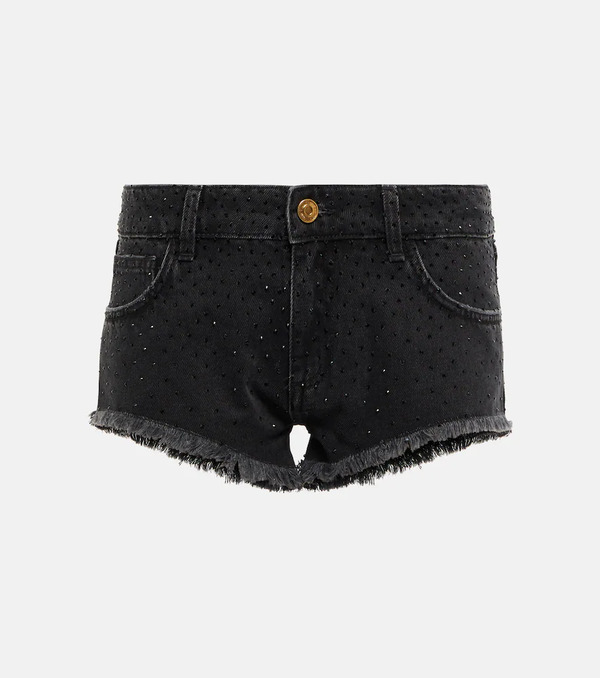  Blumarine Blumarine Shorts Denim De Tiro Bajo 