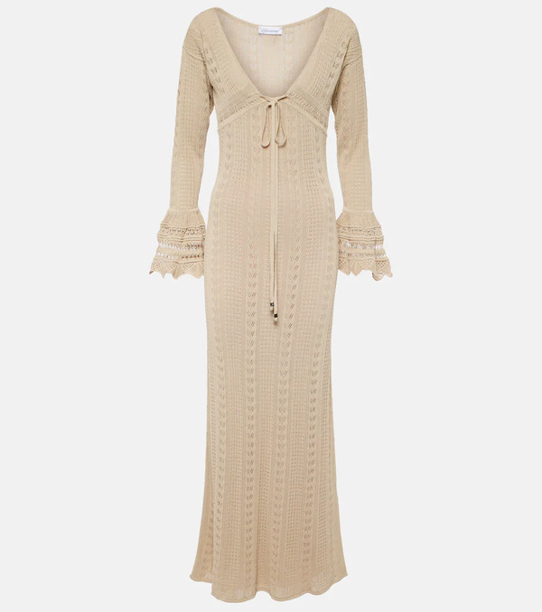  Blumarine Blumarine Vestido Largo De Croché 