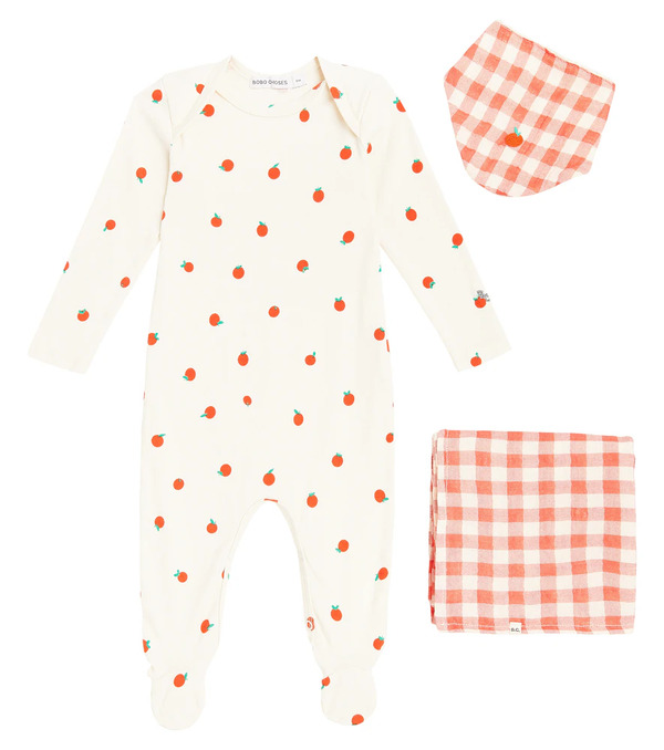  Bobo Choses Bobo Choses Bebé - Set Tomato De Body, Manta Y Babero 