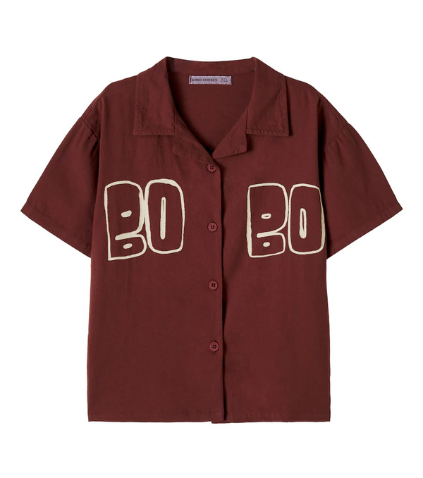  Bobo Choses Bobo Choses Camisa De Algodón Con Logo 