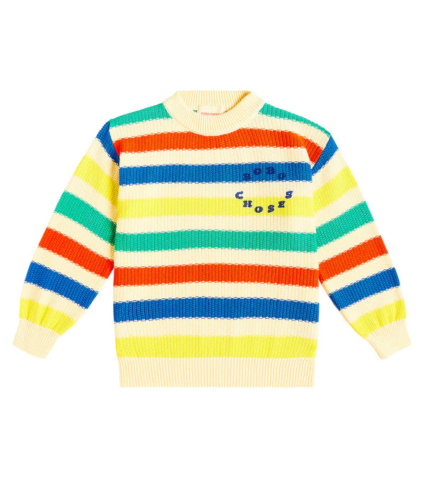  Bobo Choses Bobo Choses Jersey De Algodón A Rayas 