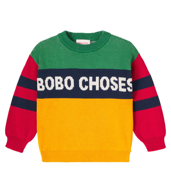  Bobo Choses Bobo Choses Jersey De Algodón Con Logo 