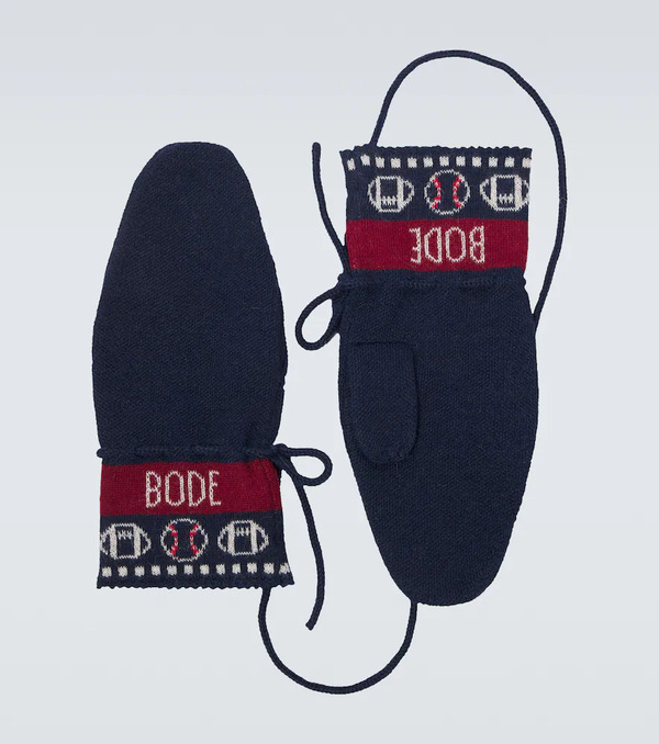  Bode Bode Mitones De Punto De Alpaca En Jacquard 