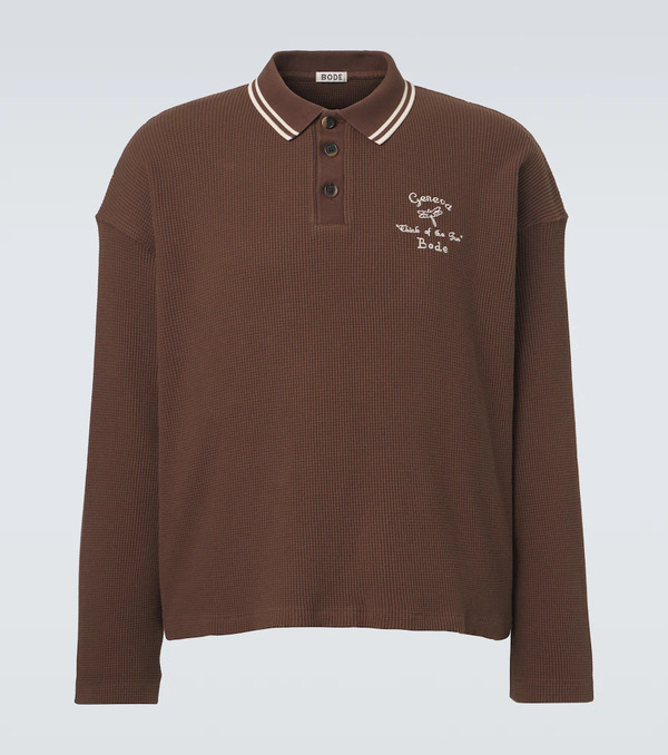  Bode Bode Polo Gofrado Geneva De Algodón 