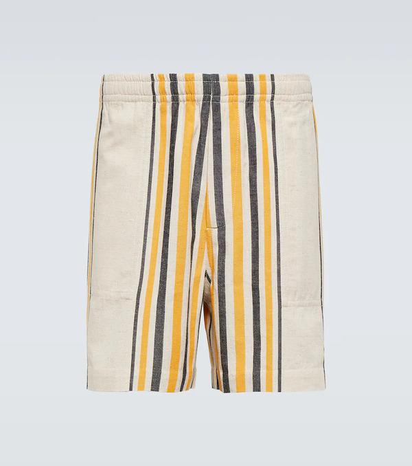  Bode Bode Shorts Namesake De Algodón A Rayas 