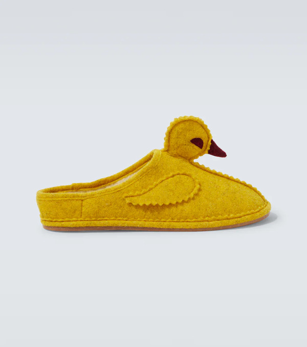  Bode Bode Slippers En Mezcla De Lana 
