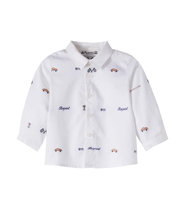  Bonpoint Bonpoint Bebé - X Porsche Camisa Malo De Algodón En Jacquard 