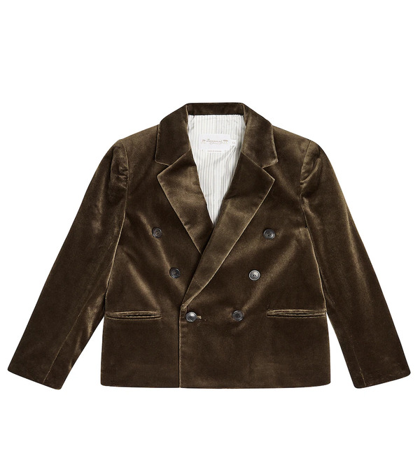  Bonpoint Bonpoint Blazer Cruzado Adam De Terciopelo 
