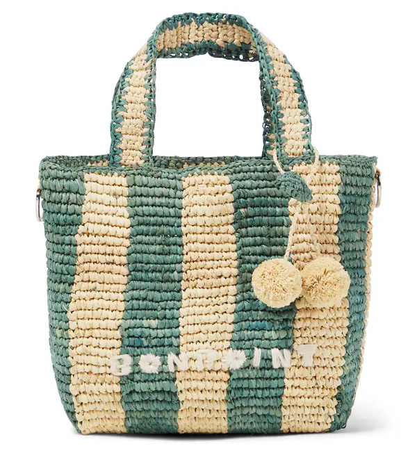  Bonpoint Bonpoint Bolso Cabas De Rafia 