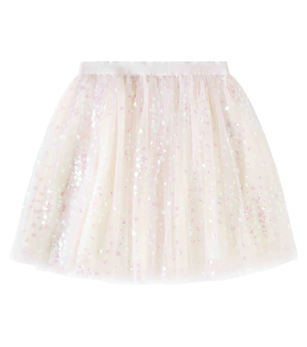  Bonpoint Bonpoint Falda Con Lentejuelas 