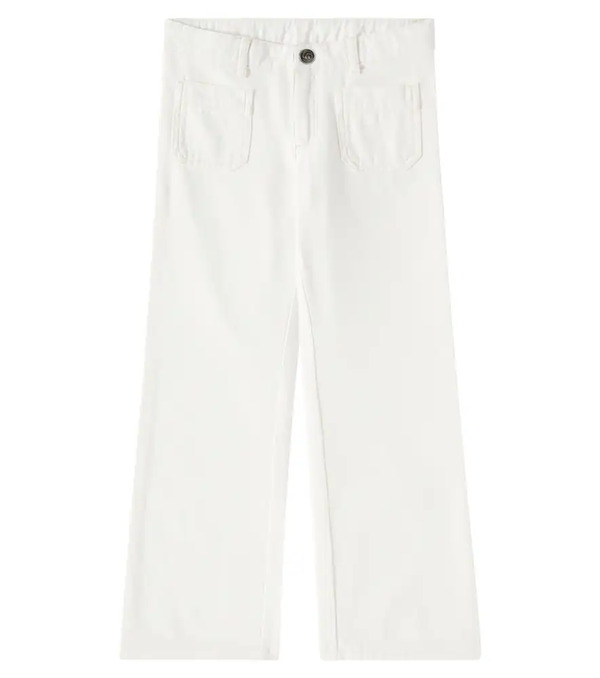  Bonpoint Bonpoint Pantalones Flared Junon De Algodón 