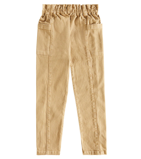  Bonpoint Bonpoint Pantalones Rectos Tiche De Algodón 