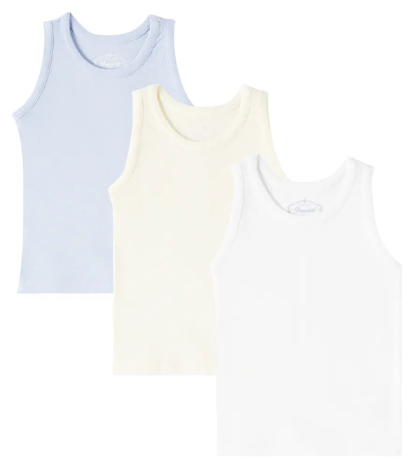  Bonpoint Bonpoint Set Athis De 3 Tanks Tops De Algodón 