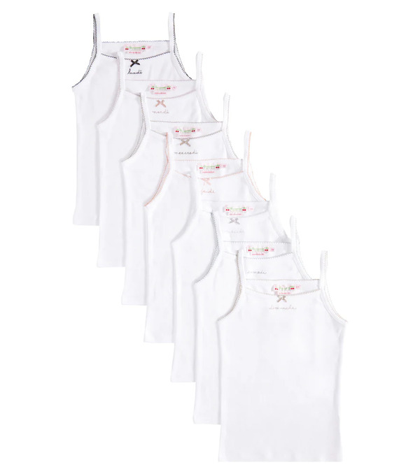  Bonpoint Bonpoint Set De 7 Tops De Jersey De Algodón 
