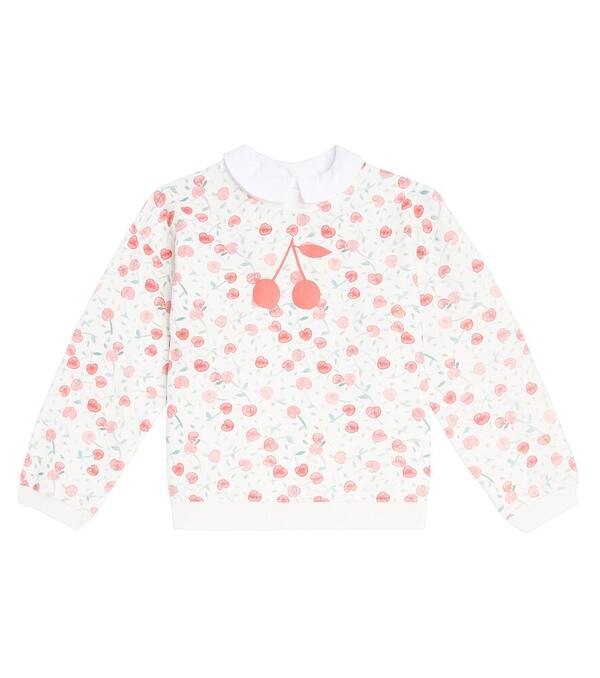  Bonpoint Bonpoint Sudadera Claudine De Algodón Estampada 