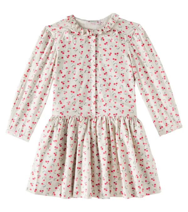  Bonpoint Bonpoint Vestido Geraldine De Algodón Estampado 