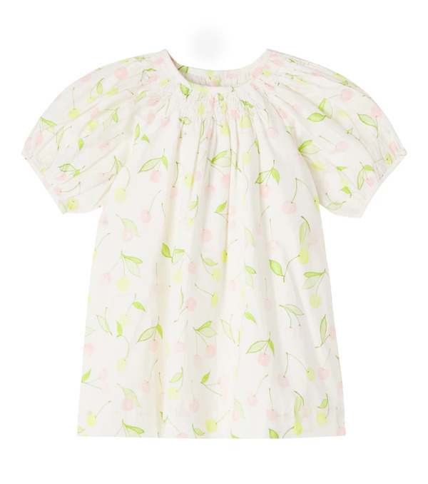  Bonpoint Bonpoint Vestido Luce De Algodón Estampado 