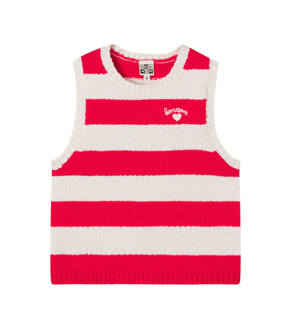 Bonton Bonton Tank Top Next De Algodón A Rayas 