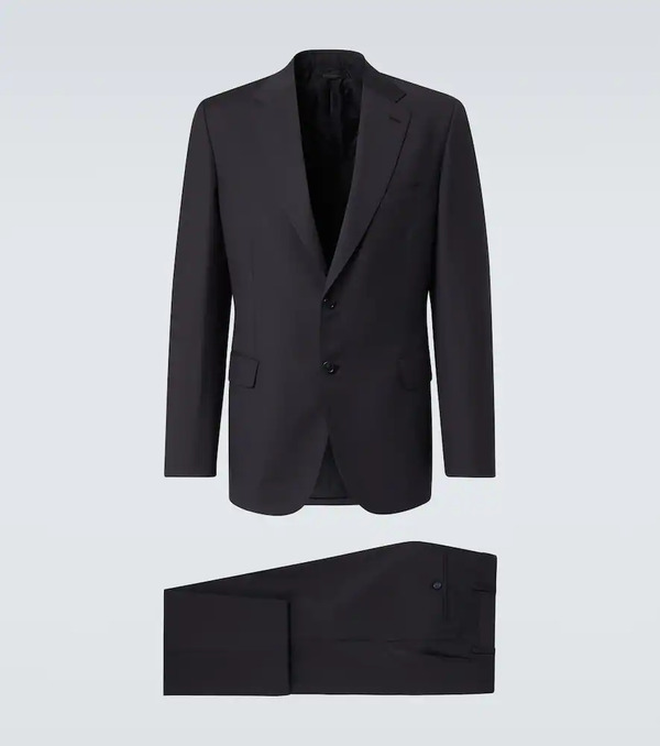  Brioni Brioni Traje Trevi De Lana Y Mohair 