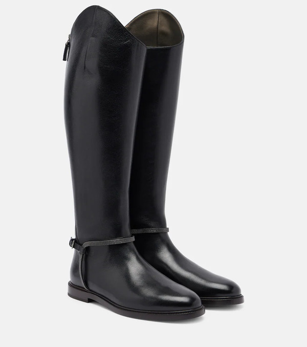  Brunello Cucinelli Brunello Cucinelli Botas Altas Monili De Piel 
