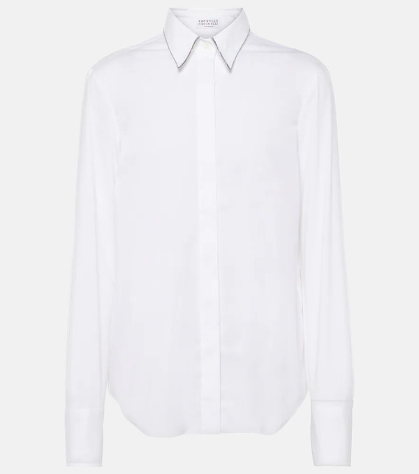  Brunello Cucinelli Brunello Cucinelli Camisa De Algodón 