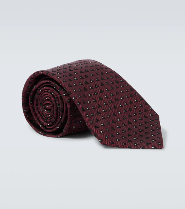  Brunello Cucinelli Brunello Cucinelli Corbata De Seda En Jacquard 