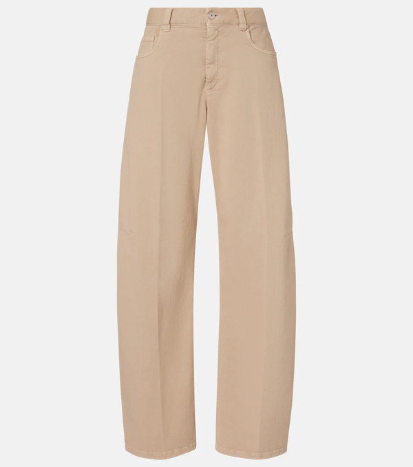  Brunello Cucinelli Brunello Cucinelli Jeans Anchos De Tiro Medio 