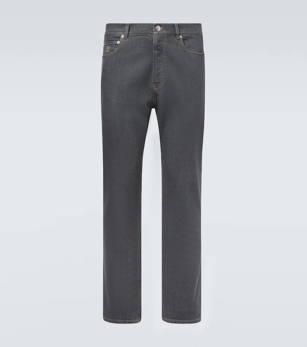  Brunello Cucinelli Brunello Cucinelli Jeans Rectos Con Logo 