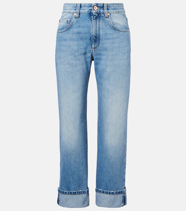  Brunello Cucinelli Brunello Cucinelli Jeans Rectos De Tiro Bajo 