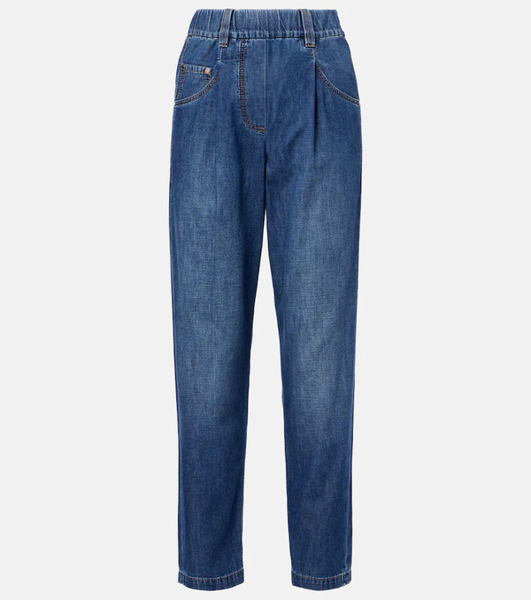 Brunello Cucinelli Brunello Cucinelli Jeans Tapered Plisados 