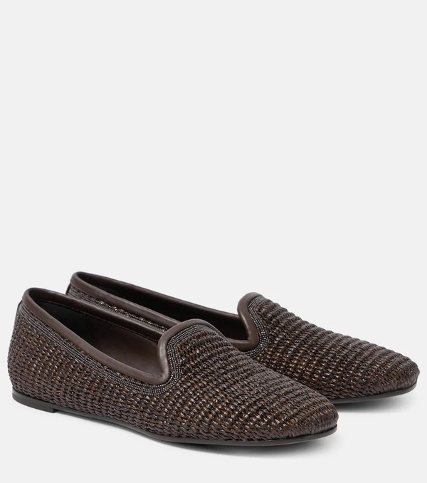  Brunello Cucinelli Brunello Cucinelli Slippers De Rafia 
