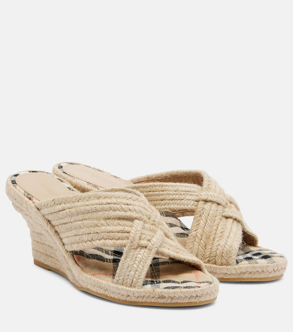  Burberry Burberry Alpargatas Con Cuña 