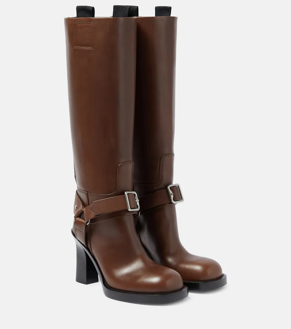  Burberry Burberry Botas Altas 100 De Piel 
