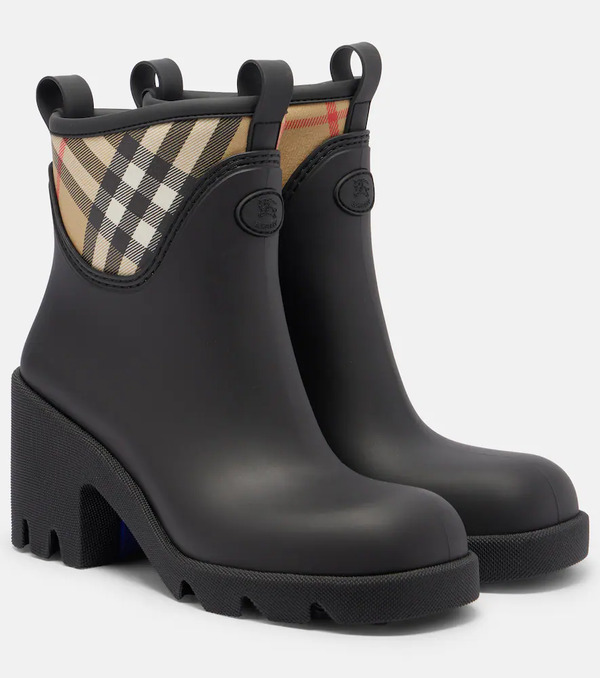  Burberry Burberry Botas De Lluvia Con Burberry Check 