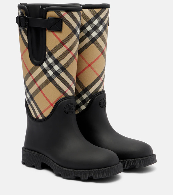  Burberry Burberry Botas De Lluvia Con Burberry Check 
