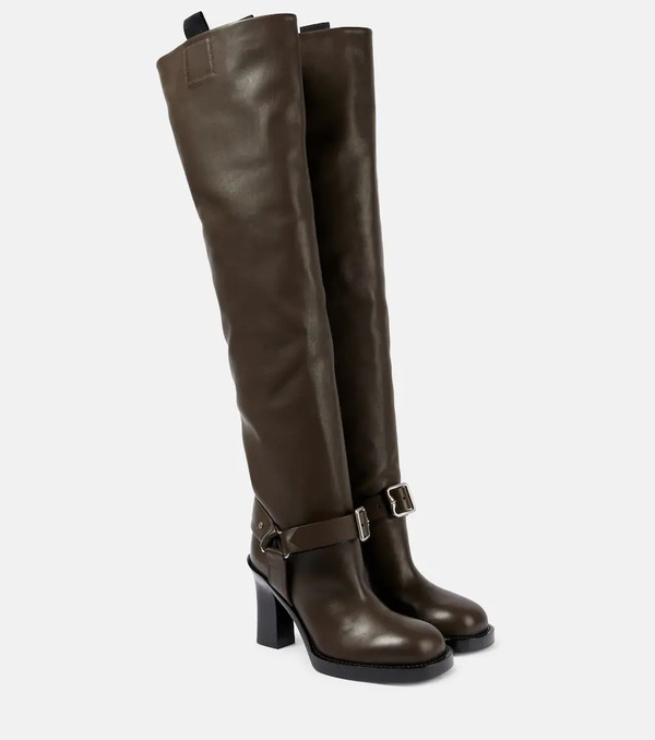  Burberry Burberry Botas Mosqueteras De Piel 
