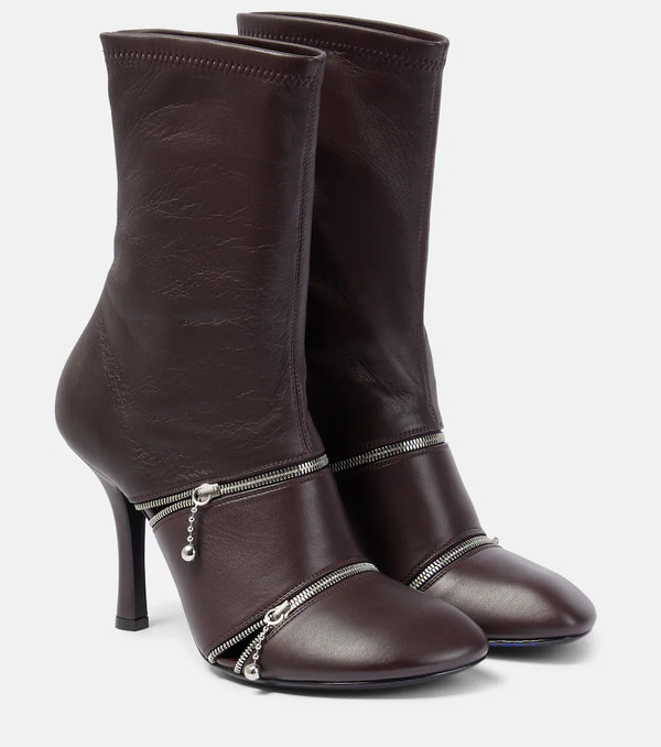 Burberry Burberry Botines Peep De Piel 