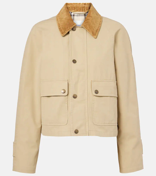  Burberry Burberry Chaqueta En Gabardina De Algodón 