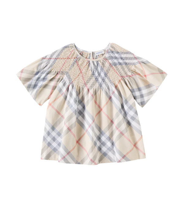  Burberry Kids Burberry Kids Top Kg5 Cali De Algodón A Cuadros 
