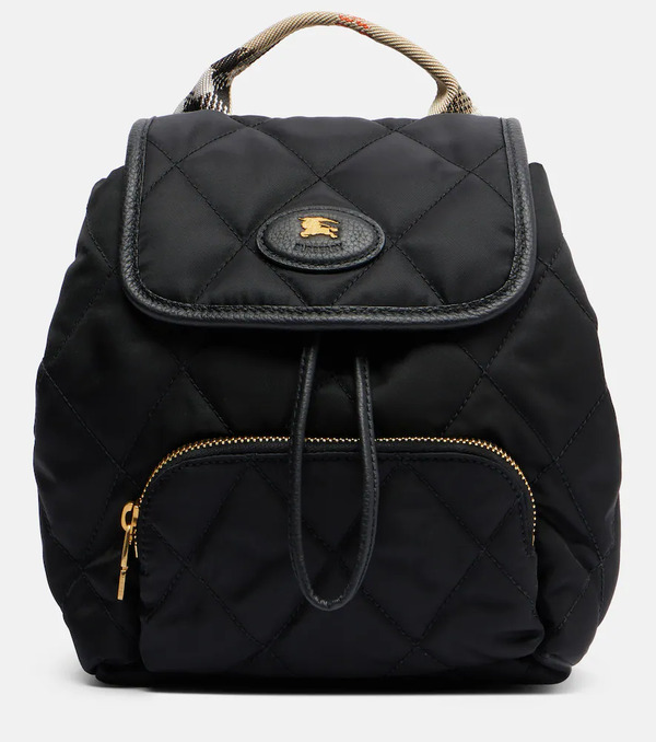  Burberry Burberry Mochila Mini Con Piel 