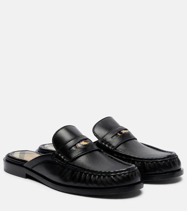  Burberry Burberry Mules De Piel 