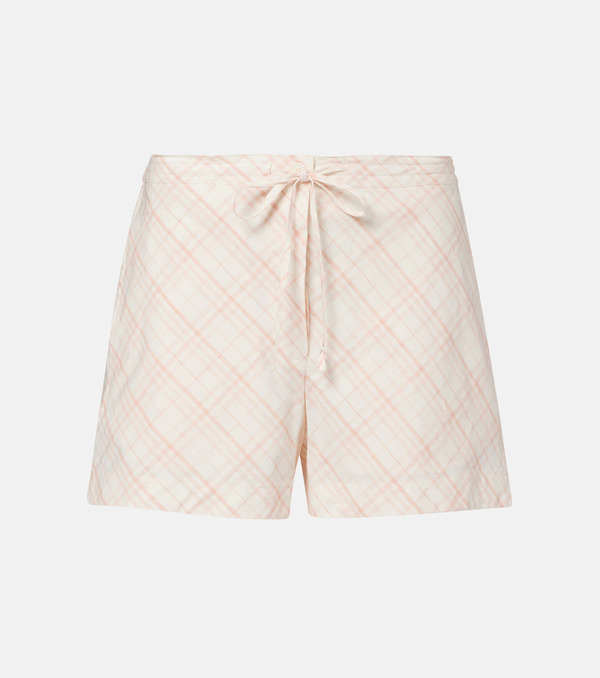  Burberry Burberry Shorts Burberry Check De Algodón 