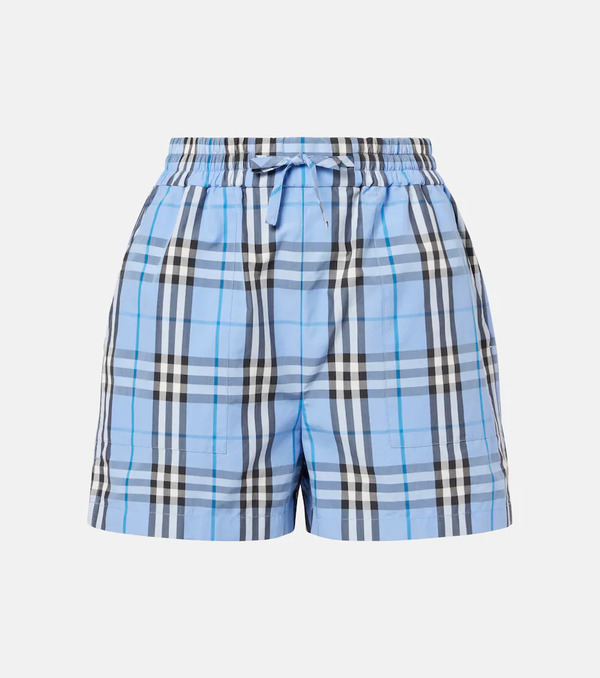  Burberry Burberry Shorts De Algodón Con Burberry Check 