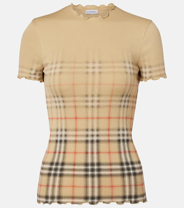  Burberry Burberry Top Burberry Check De Algodón 