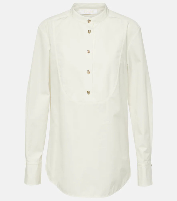  Chloe Chloé Blusa De Algodón 