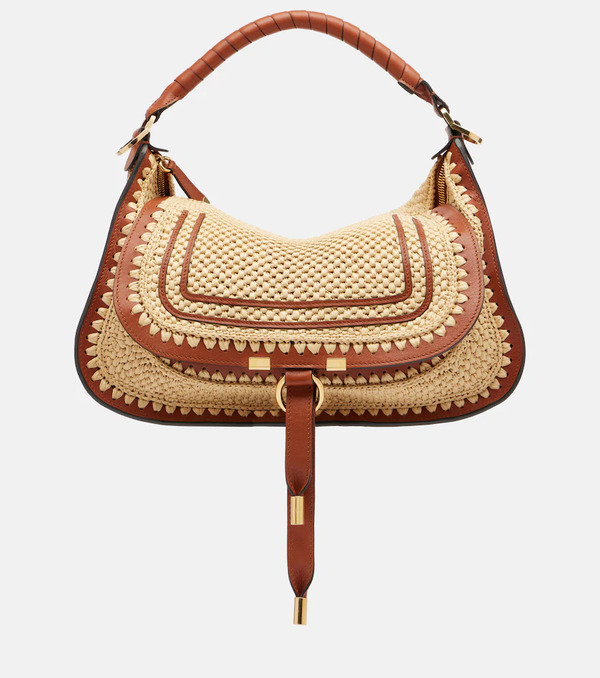  Chloe Chloé Bolso Al Hombro Marcie Small Con Piel 