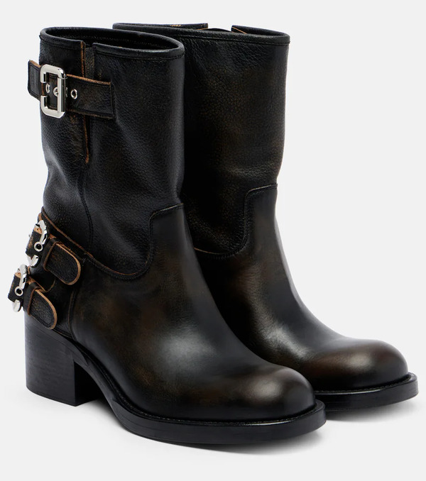  Chloe Chloé Botas Biker Dakota 60 De Piel 