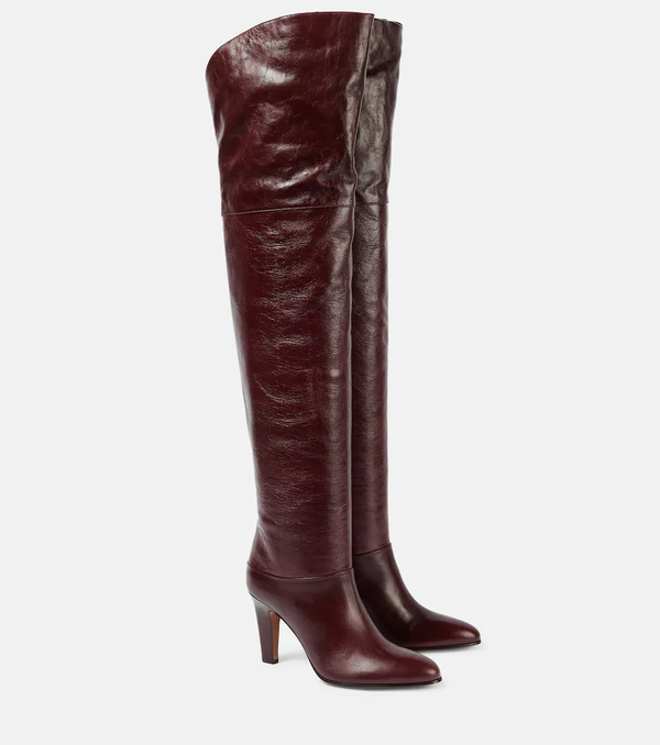 Chloe Chloé Botas Mosqueteras Eve 85 De Piel 